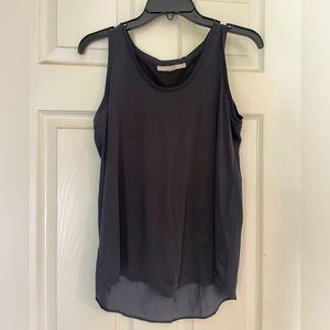 LOFT lightweight black tank top XS